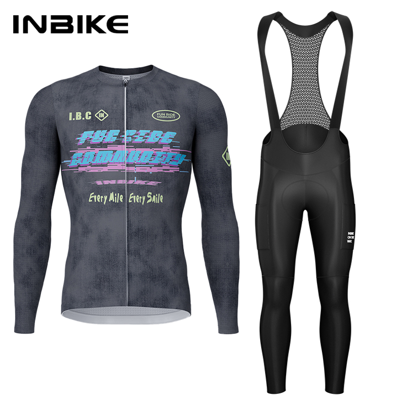 Cycling Gear Logo - INBIKE Spring Autumn Cycling Set Cycling