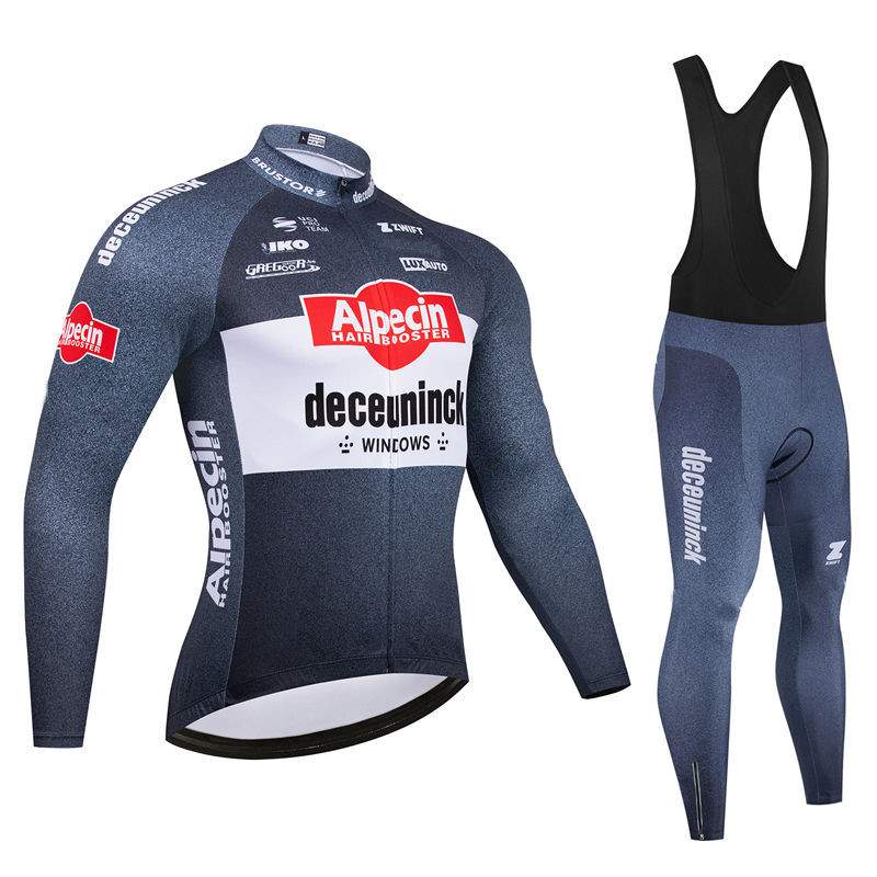 Cycling Gear Logo - Alpecin Team Men's Cycling Jersey Long