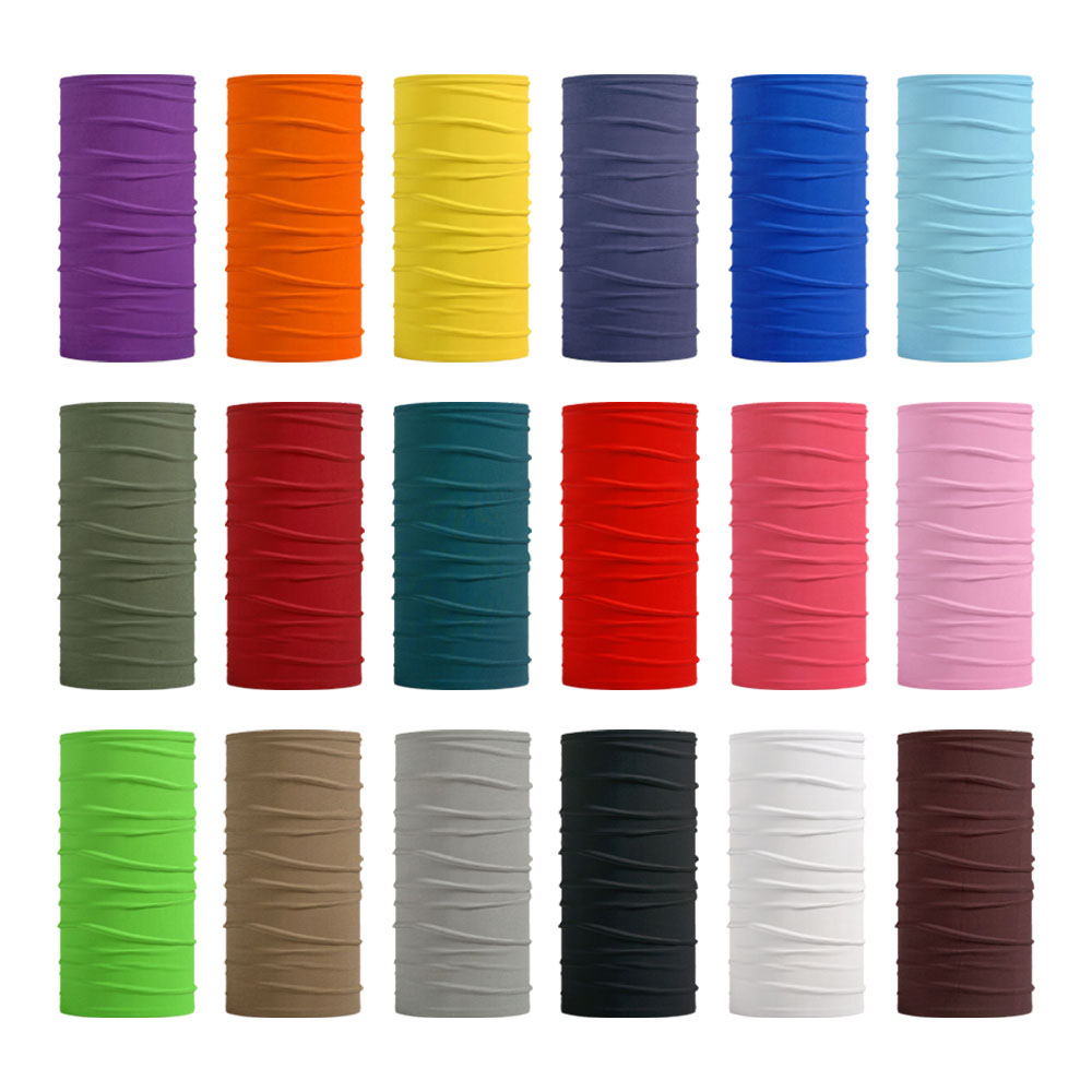 Cycling Gear For Men - Seamless Solid Color Bandanas Men Women