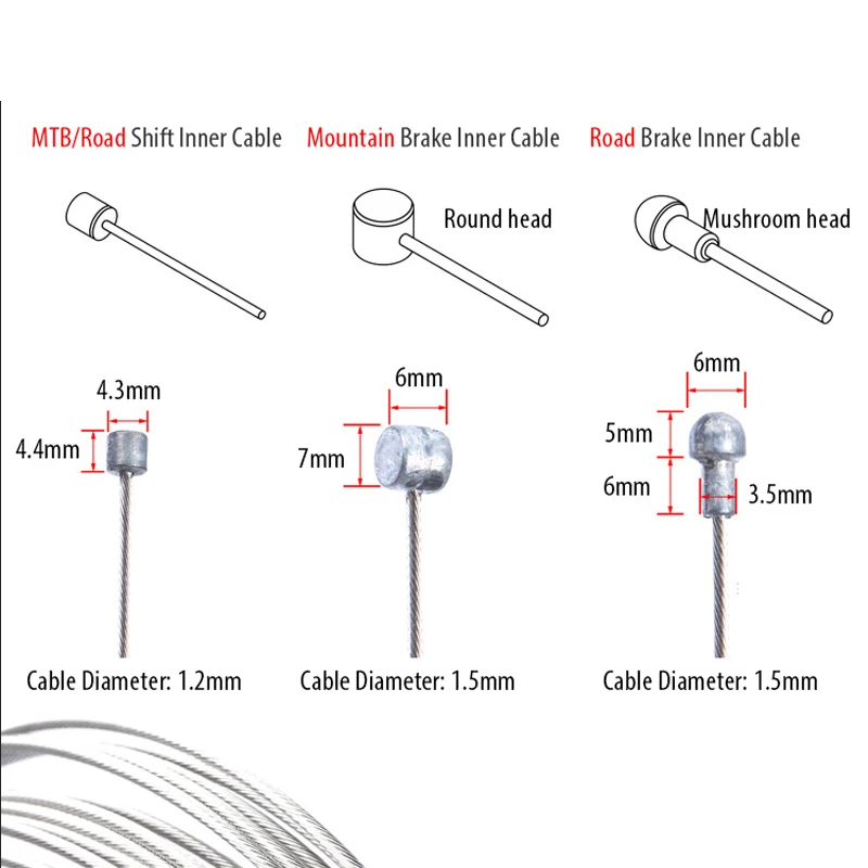 5pcs 2M MTB Bicycle Brake Line - đánh giá và giá Cyclocross Gearing