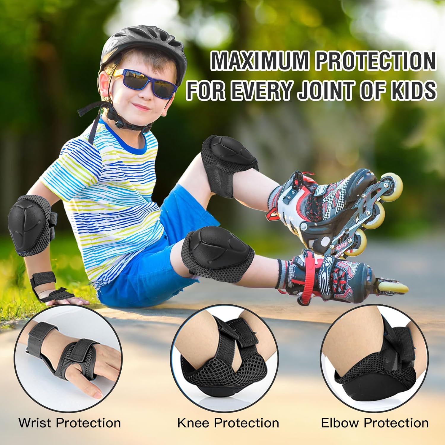 6PCS Kids Protective Gear Set  - đánh giá và giá Cycling Gear Of The Year