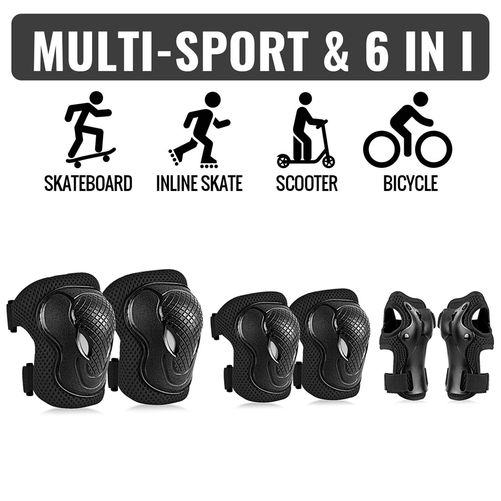 6Pcs Kids Knee Pads & Elbow Pa - đánh giá và giá Youth Cycling Gear