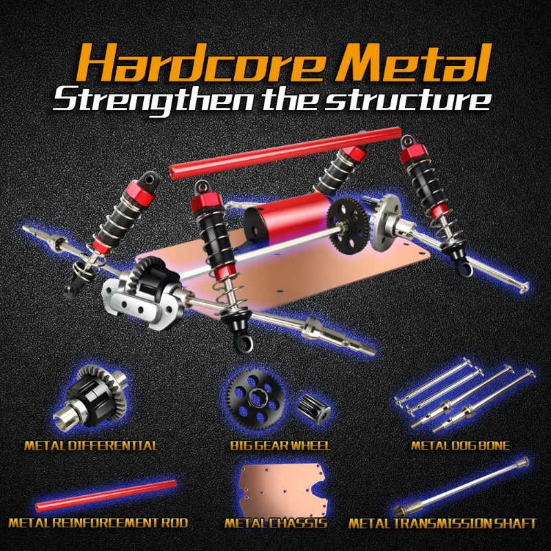 100km/h High-speed 4WD Rc Cars - đánh giá và giá Cycling Gear Box