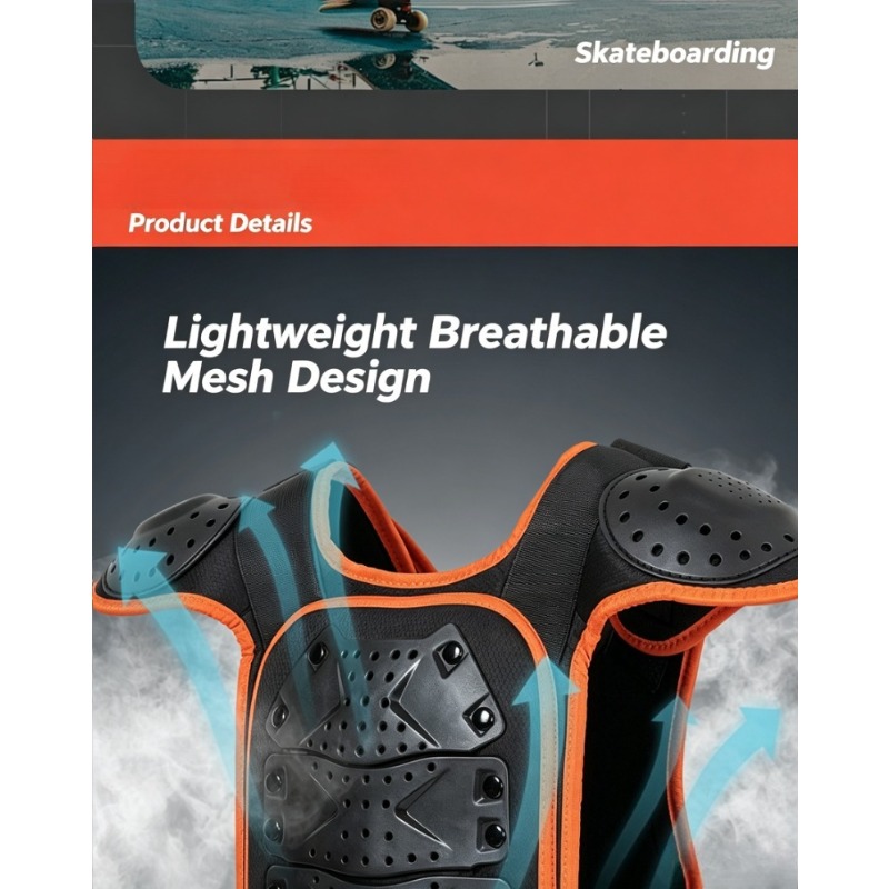 Child Motocross Back Chest  Yo - đánh giá và giá Youth Cycling Gear