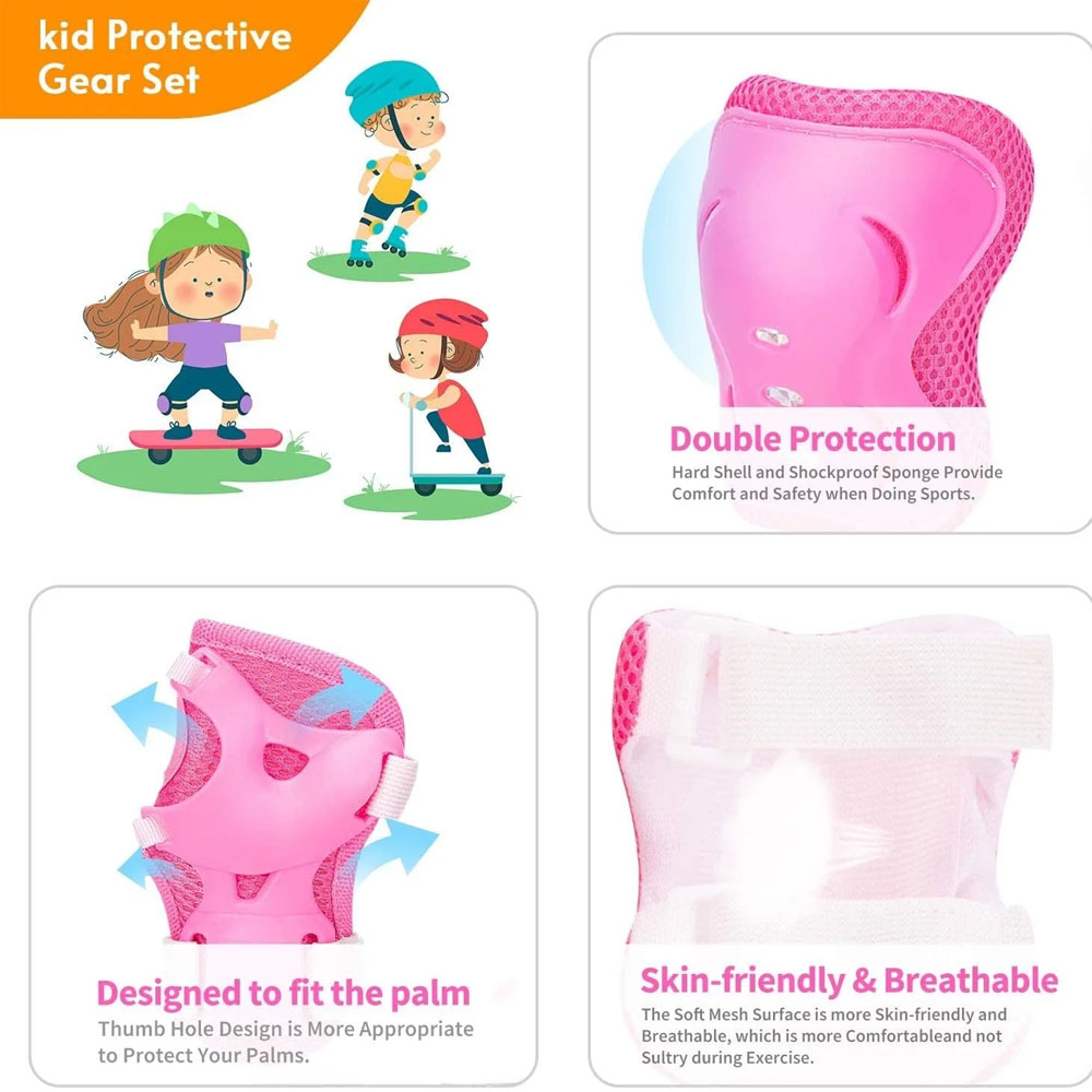 6Pcs Youth/Kids Knee Pads Elbo - đánh giá và giá Youth Cycling Gear