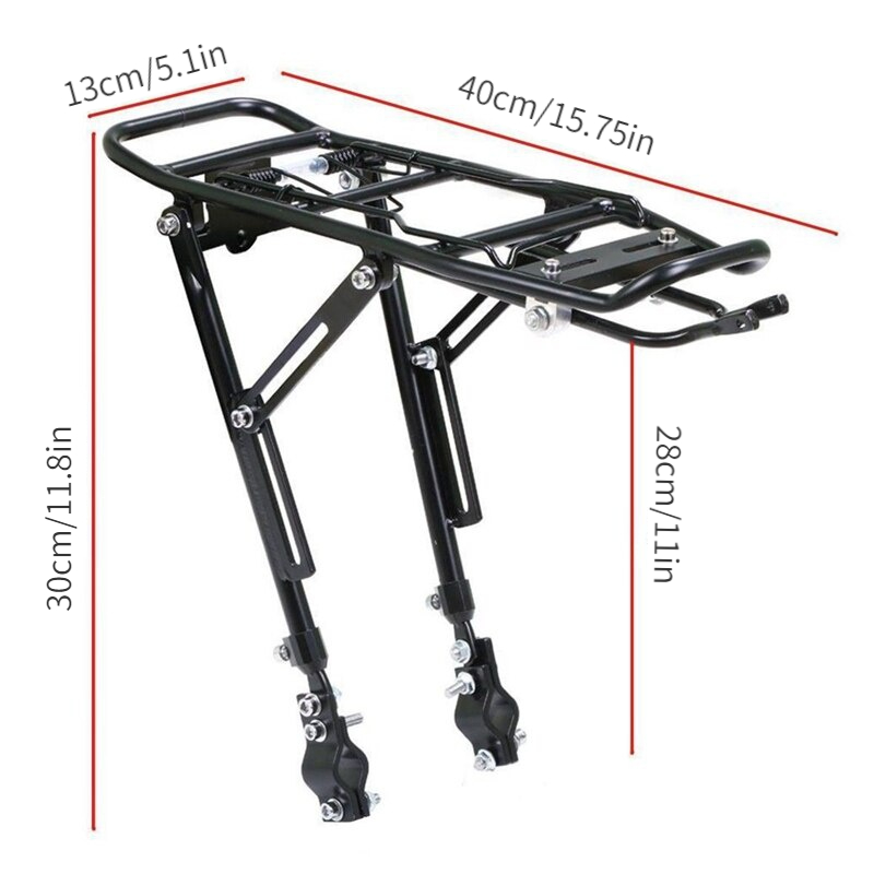 1PC Alloy Rear Bicycle  Rack C - đánh giá và giá Cycling Backpack