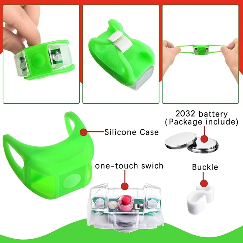 Bicycle Silicone LED Flashing  - đánh giá và giá Cycling Gear Of The Year