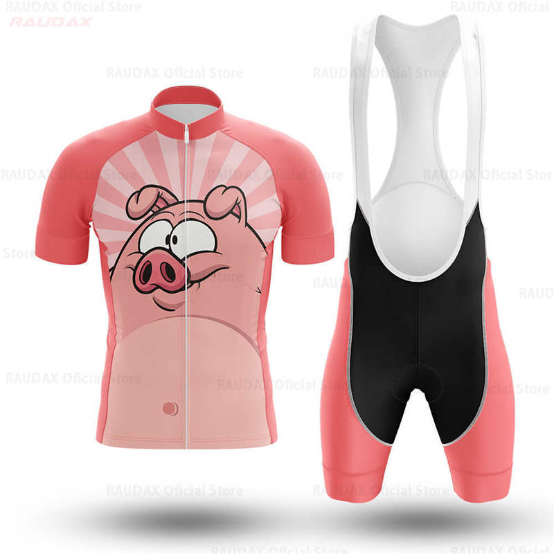 Men's Funny Pig Cartoon Anime  - đánh giá và giá Cycling Gear For Sale