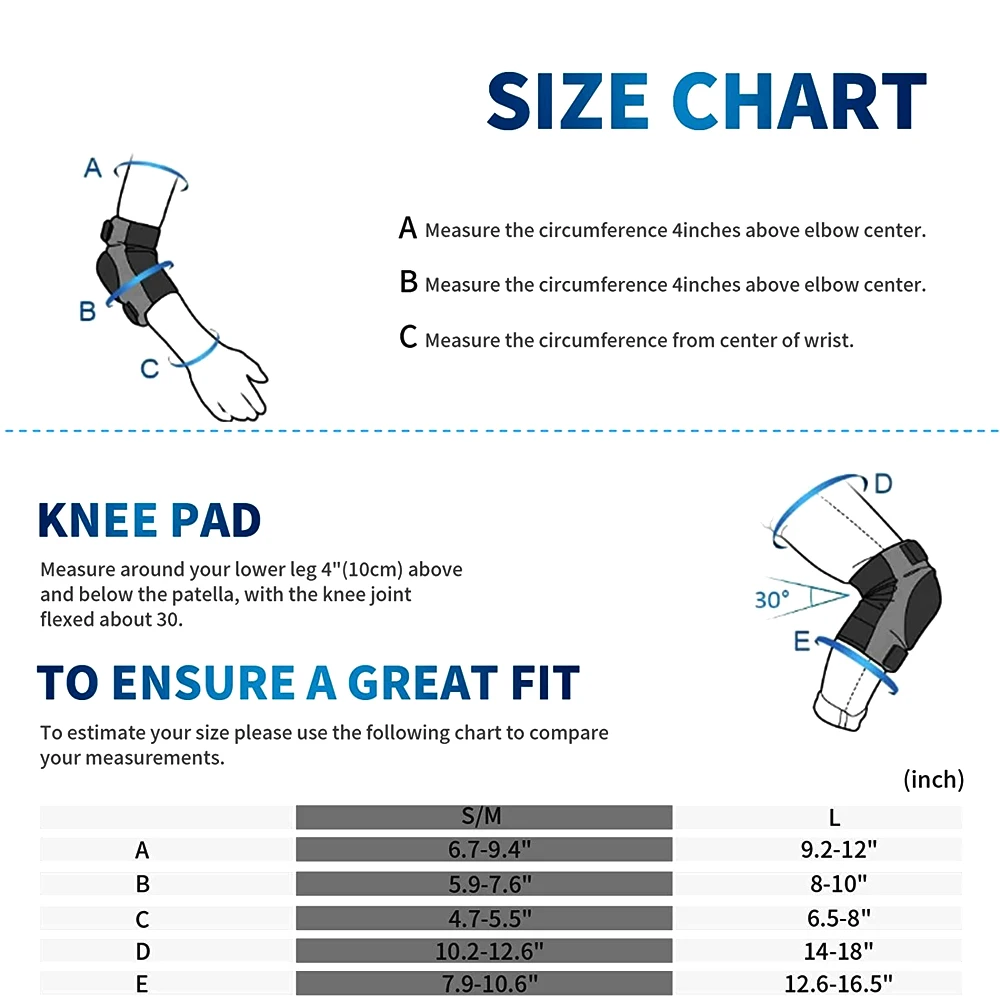Adult/Kids/Youth Knee Pads Elb - đánh giá và giá Youth Cycling Gear