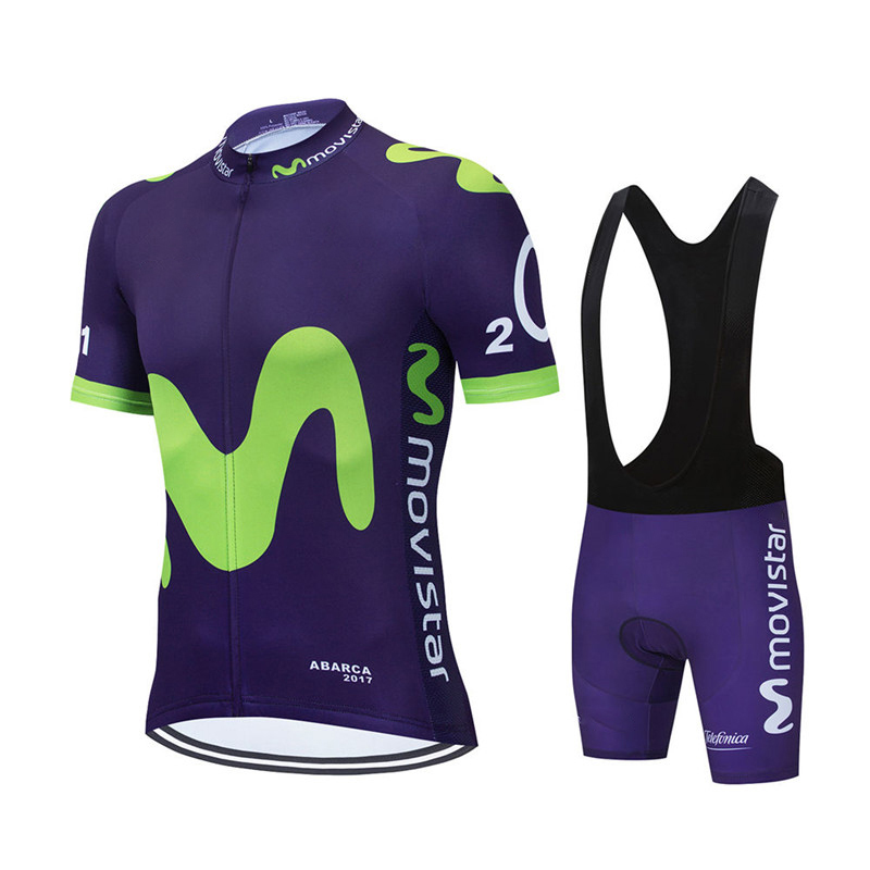 Mùa Hè Mới Movistar Đội Đi Xe  - đánh giá và giá Cycling Gear Logo