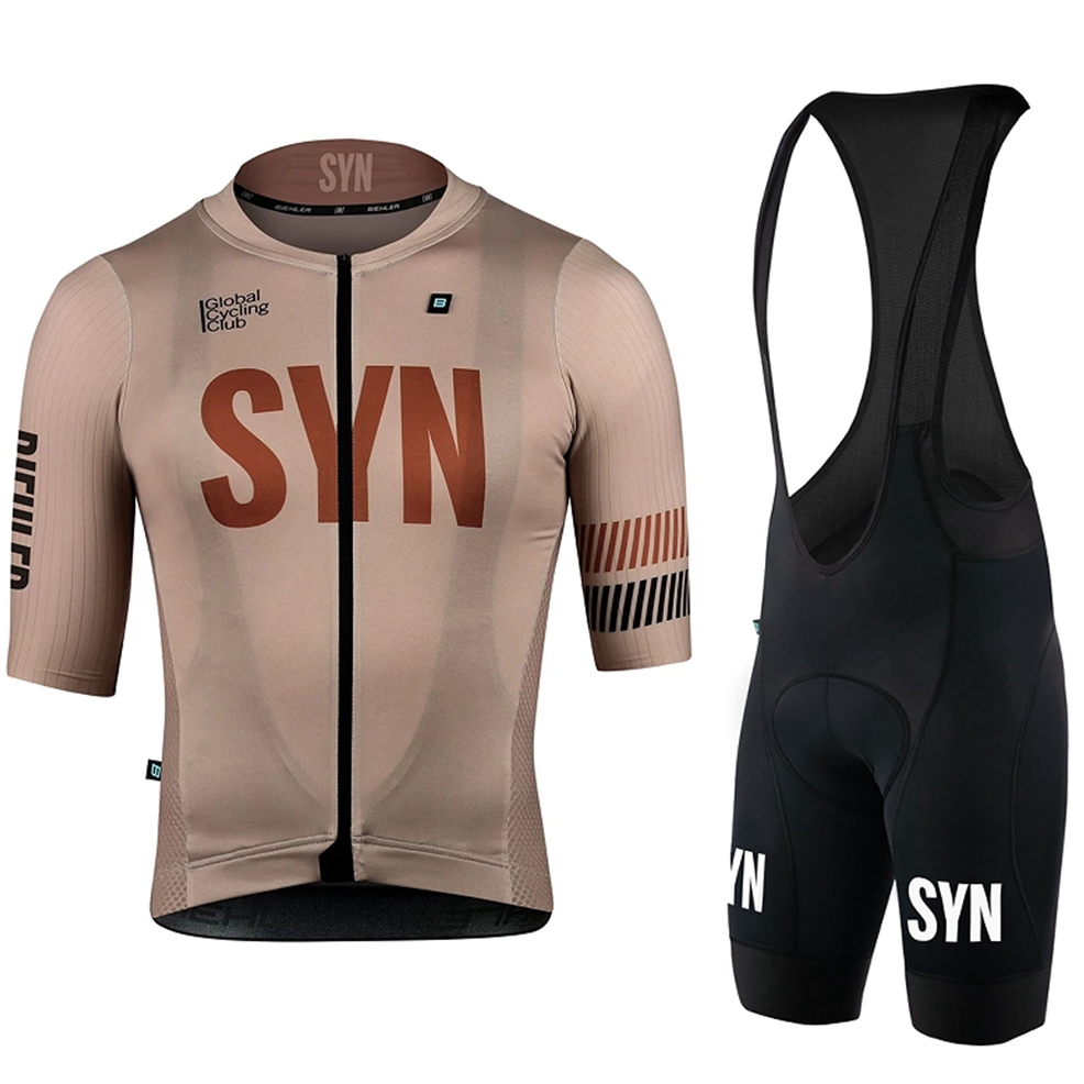 SYN Brown Cycling Clothing men - đánh giá và giá Cycling Gear Logo