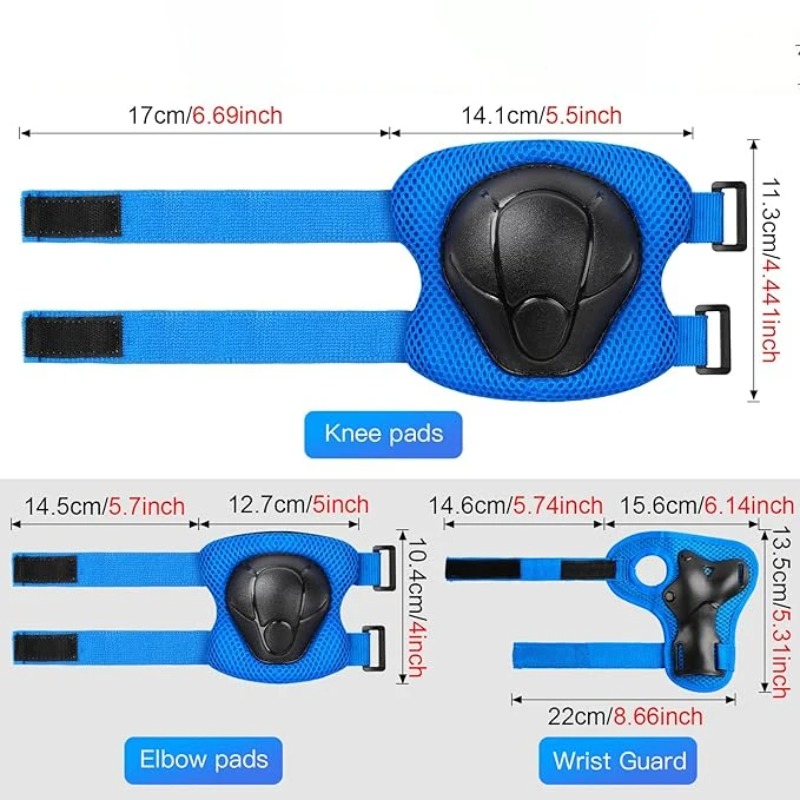 6PCS Kids Protective Gear Set, - đánh giá và giá Cycling Gear Of The Year