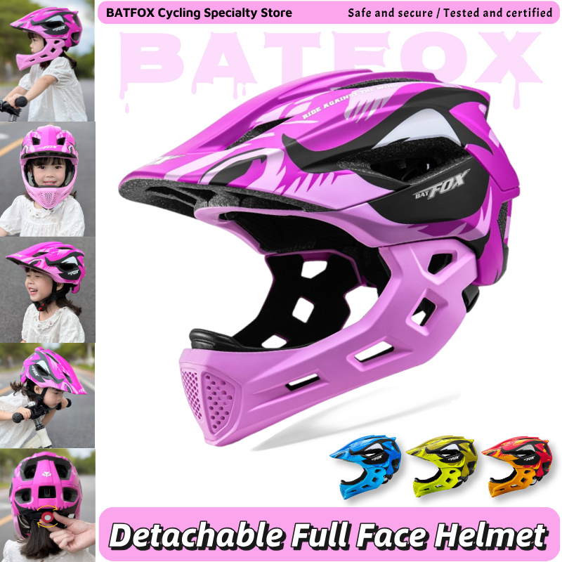 BATFOX Kids Full Face Bike Hel - đánh giá và giá Youth Cycling Gear