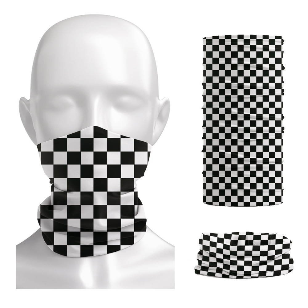 Checkered Ska Printed Headband - đánh giá và giá Cycling Gear For Men